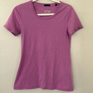 ATM Scoop Neck T Shirt